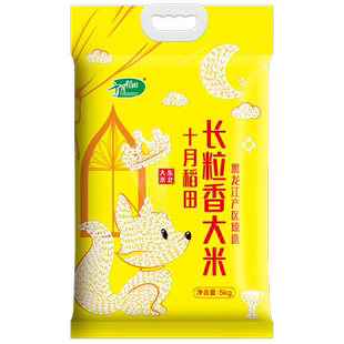 十月稻田 东北长粒香大米农家自产香米粳米 5kg-CN