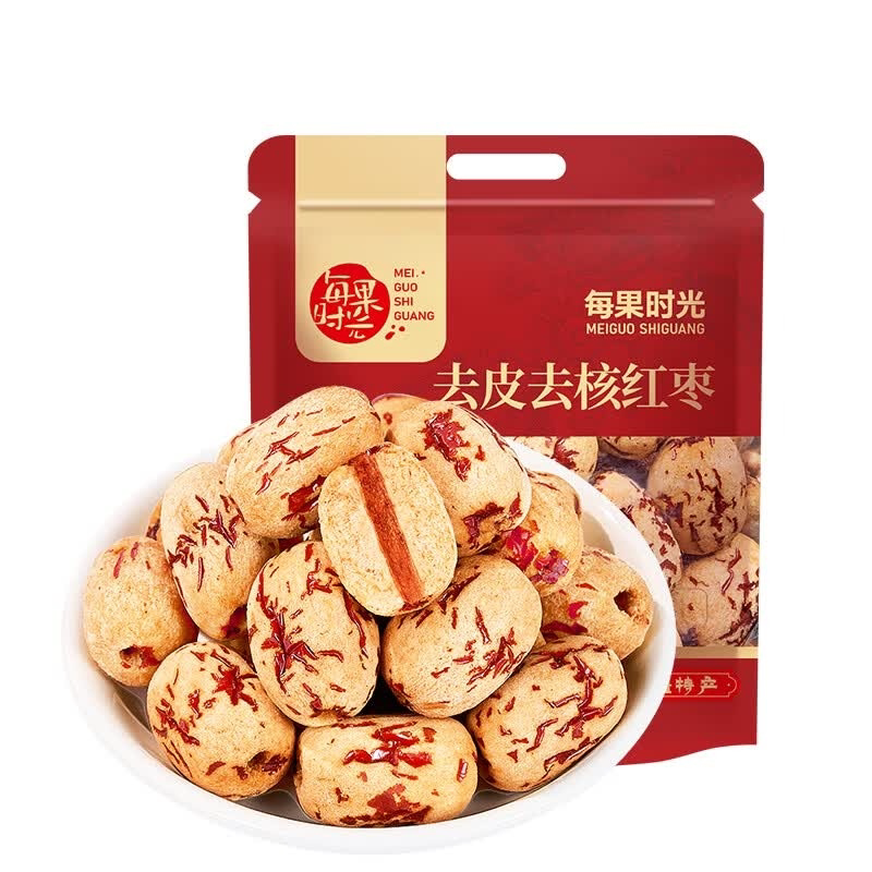 【清仓直播】每果时光去皮去核枣 500g图片