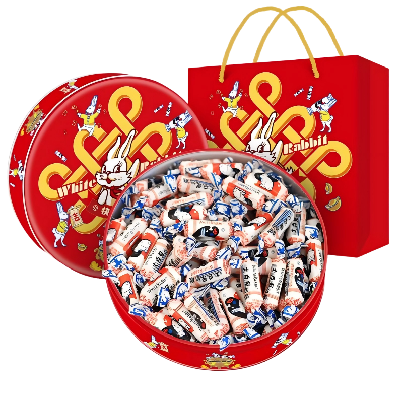 【品牌折扣】大白兔奶糖手提盒 258g*1盒 心连心款原味,零食/坚果/特产,奶糖,淘宝优惠券,粉丝福利购,淘宝优惠卷