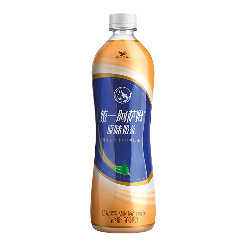 统一阿萨姆奶茶饮料饮品 原味奶茶500ml*5瓶