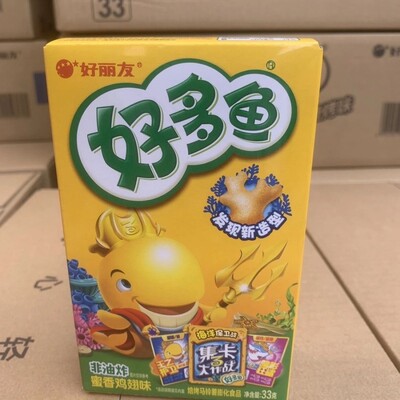 【品牌折扣】好丽友好多鱼鸡翅味 33g*5