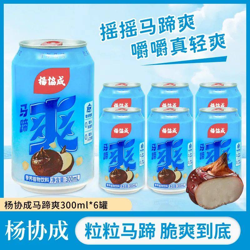 杨协成马蹄爽荸荠果汁果肉饮料300ml*6/12/24百年品牌去腻解辣,咖啡/麦片/冲饮,果味/风味/果汁饮料,淘宝优惠券,粉丝福利购,淘宝优惠卷