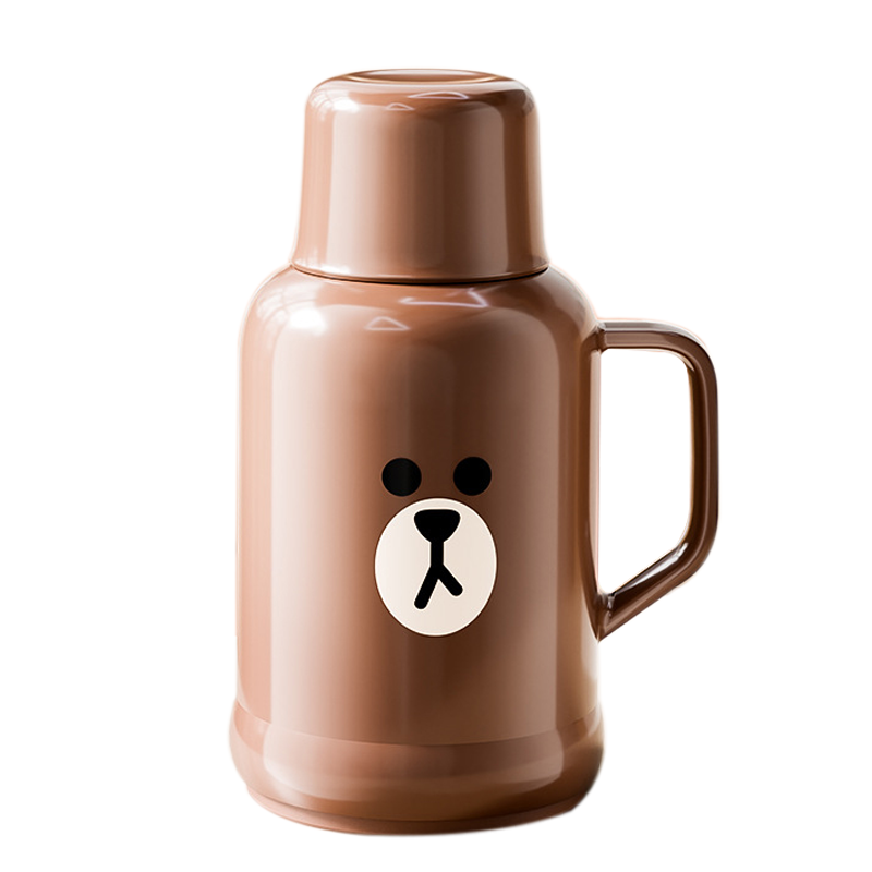 GIANXI保温壶 布朗熊-咖色1000ML