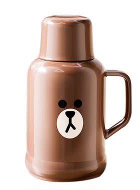 GIANXI保温壶 布朗熊-咖色1000ML-n