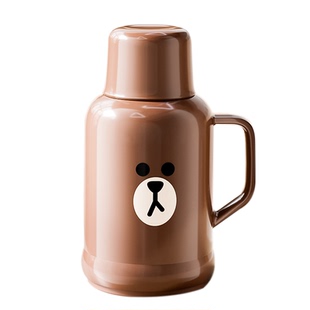 咖色1000ML GIANXI保温壶 布朗熊