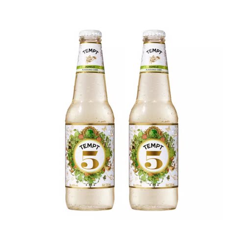 Tempt坦普特诱惑啤酒330ml瓶酒女士低度果酒临期清仓rx