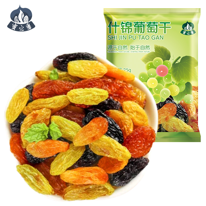 蜜之番特产新疆什锦葡萄干25g*5/10/15/20包果脯休闲零食果干