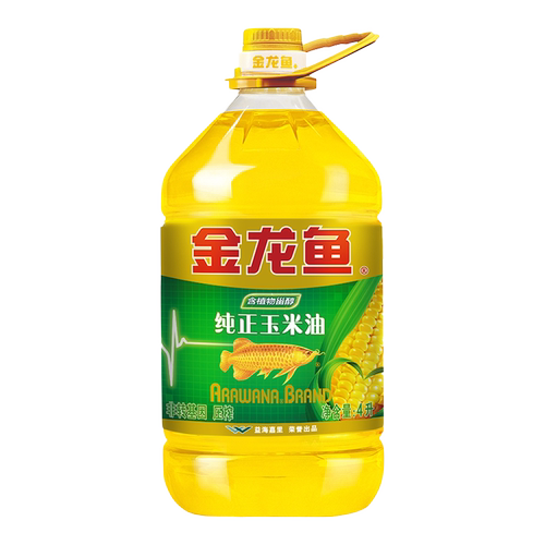 金龙鱼纯正玉米油4L 非转基因食用油厨房炒菜食用油-CN