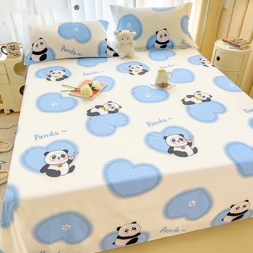 纯棉床单单件100全棉宿舍学生榻榻米单人120*200被单炕单