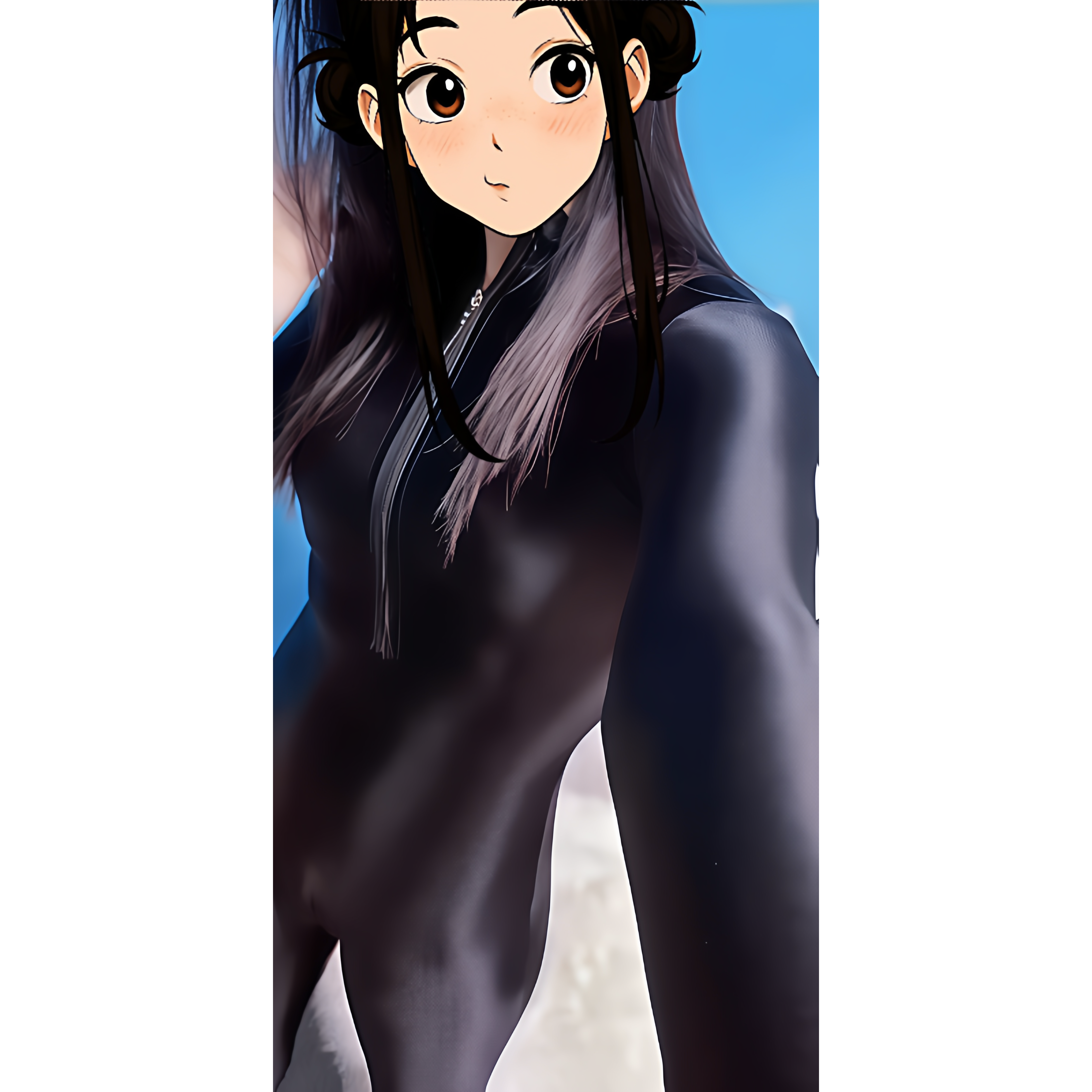 大码180斤瑜伽连体衣亮滑五指弹力紧身衣CD男娘cos打底衣男女同款