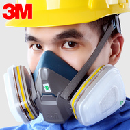 mặt nạ phong doc Mặt nạ phòng độc 3M6502 với sơn phun khí hóa học 6057 hydro clorua hydro xyanua hàn khói bụi công nghiệp mặt nạ phong doc mat na chong doc