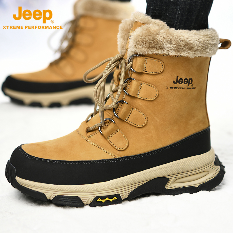 雪地靴jeep保暖户外冬季
