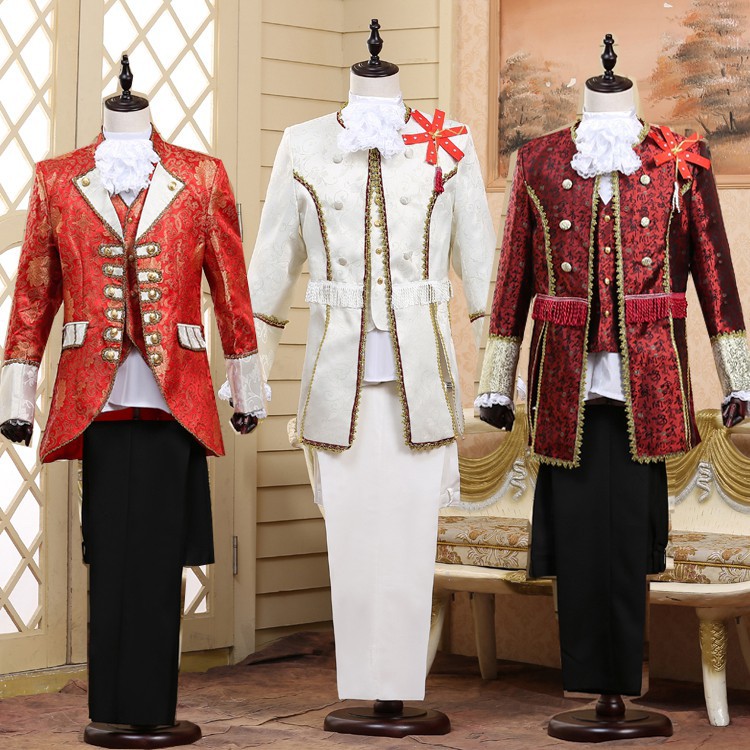 欧洲复古宫廷礼服男士舞台演出服英国贵族服装欧式英国王子表演服