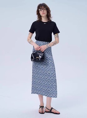 真我永恒2025夏季新品女士碎花半身裙2525C33107正品吊699