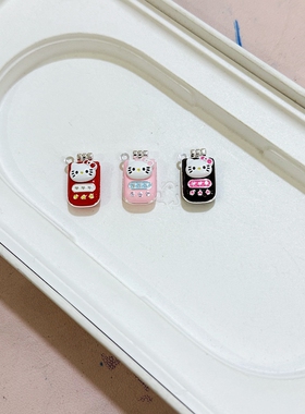 HelloKitty手机吊坠DIY配件