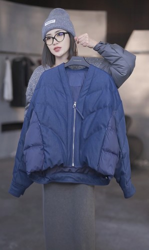 【深海奇缘】SHYNESS SPACE原创设计师白鸭绒羽绒服外套HB168