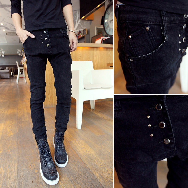 Jeans pour adolescent pieds Slim pour automne - Ref 1468519 Image 1