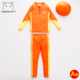 分体防晒速干a类2岁中大童荧光橙色泳装 宝宝泳衣男宝小孩长袖 长裤