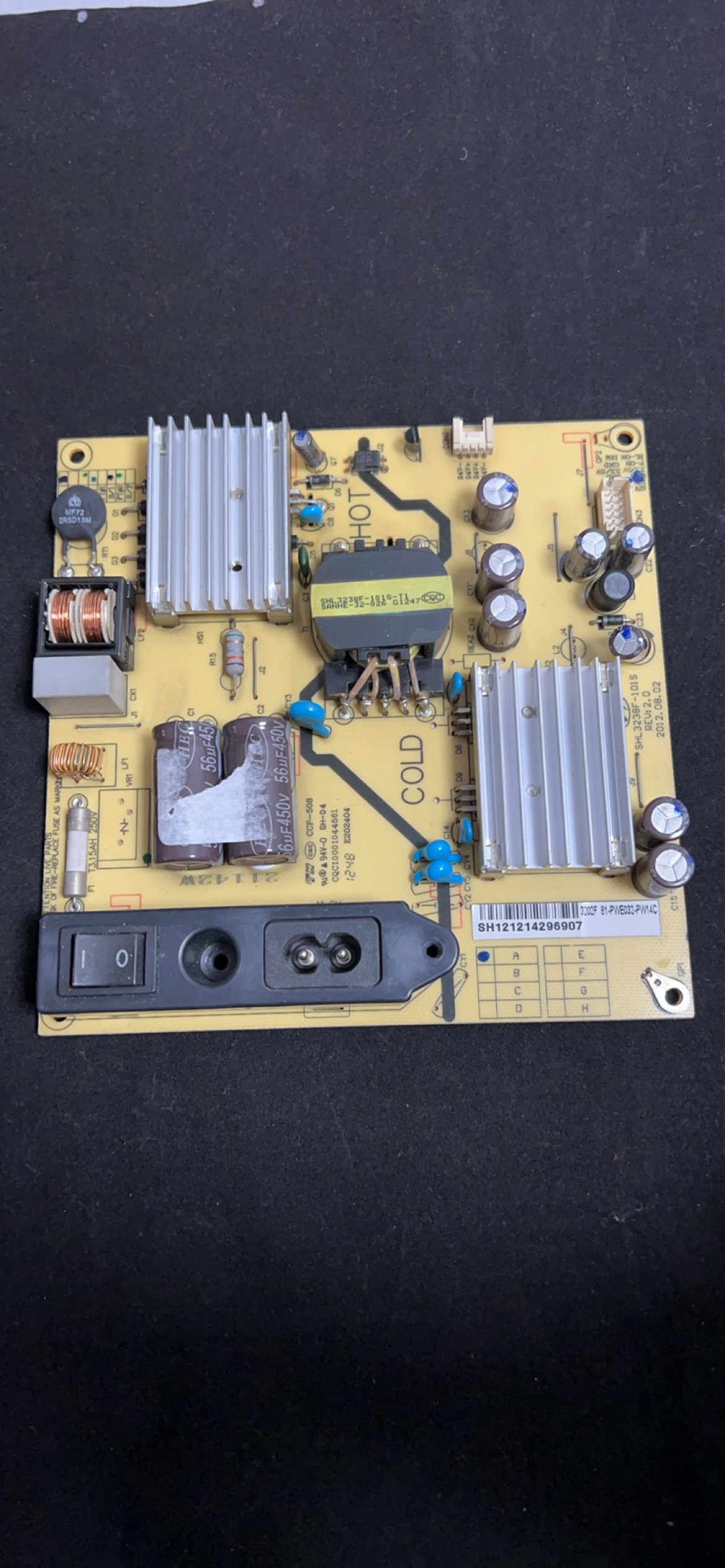 原装TCL 乐华电源板 SHL3238F-101S 81-PWE032-PW14小接口测好