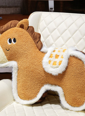 国风马年吉祥物公仔毛绒玩具小马玩偶生肖马抱枕娃娃儿童新年礼物