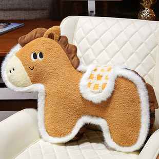 国风马年吉祥物公仔毛绒玩具小马玩偶生肖马抱枕娃娃儿童新年礼物