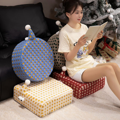 加厚小怪兽方形蒲团坐垫地上坐墩