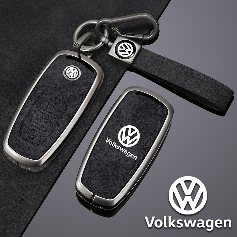专用于大众辉昂车钥匙套辉昂380TSL汽车保护壳简约全包挂扣包男女