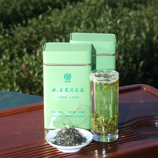 铁香茉莉绿茶毛尖湘阴土特产左宗棠家乡高级花茶特级包邮100克