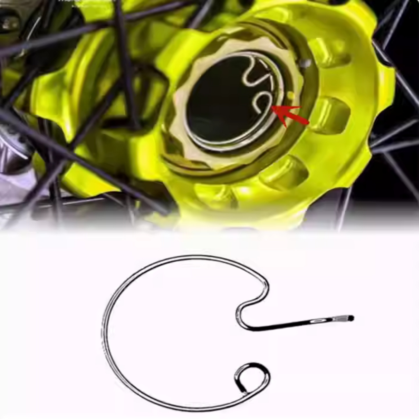 适用摩托车 AGUSTA奥古斯塔 1090 F4 F4RR RC 后轮框卡扣卡子