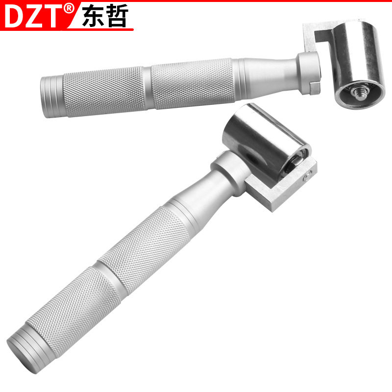 不锈钢压轮墙纸施工工具接缝平压轮滚轮带轴承接缝工具钛镁