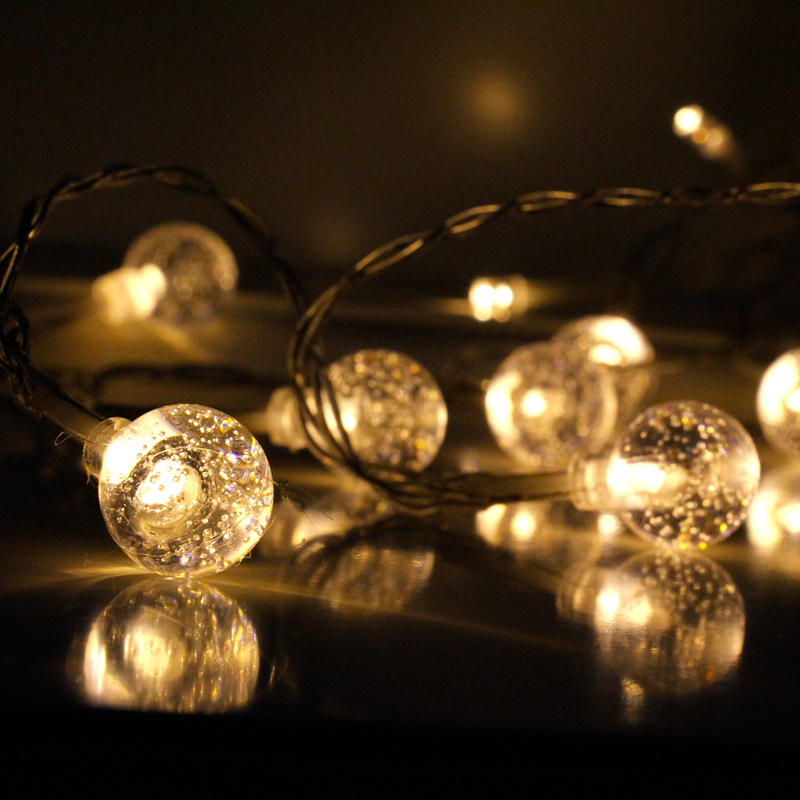 led水晶主播彩灯串