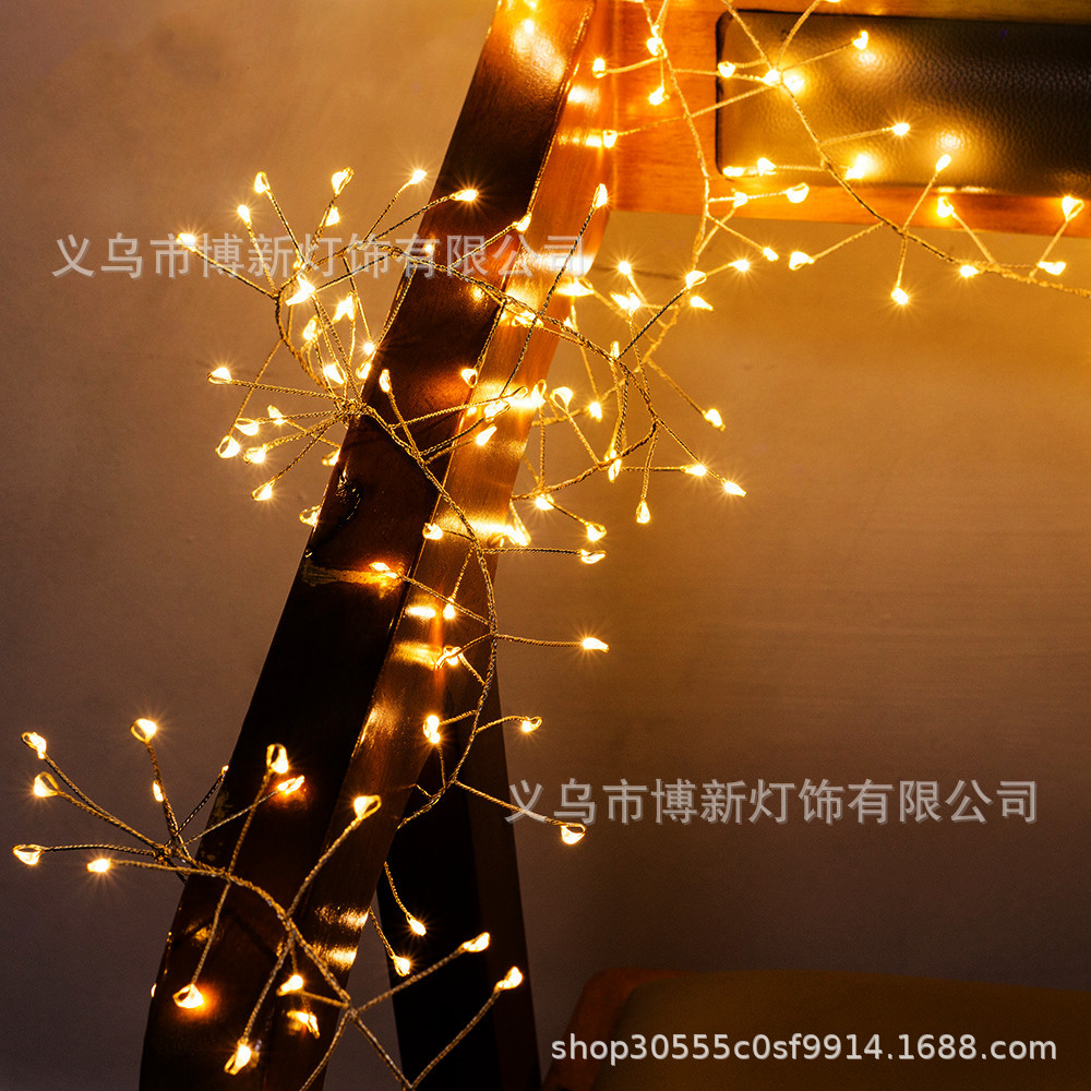 LED仙女手工编织圣诞节铜线灯