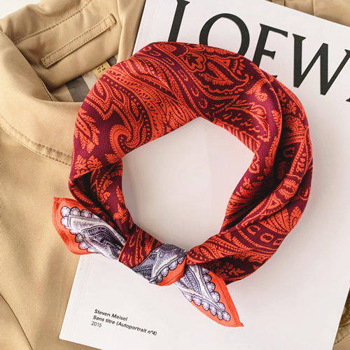 装饰小丝巾复古女四季