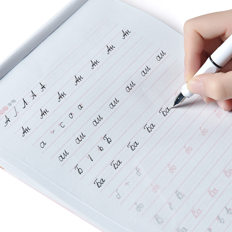 俄语字帖俄文练习本手写体 俄语入门自学教材手写体临摹字帖速成