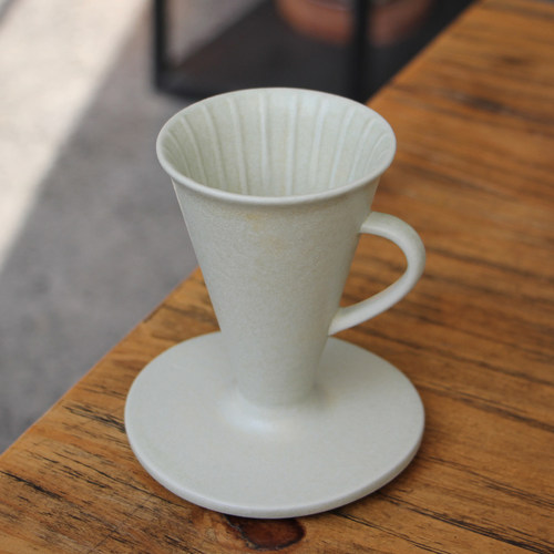 领感陶瓷志野烧咖啡手冲滤杯