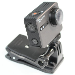 适用萤石S2S5S6S1C运动相机背包夹通用型配件可360度旋转 包邮