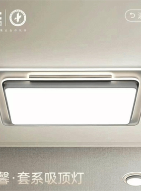 雷士照明环馨系列WCX12291吸顶灯简约现代客厅卧室餐厅吸顶灯安装