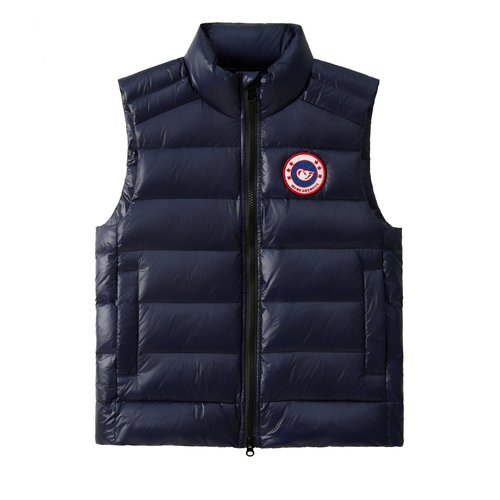 2025冬季新款90绒立领亮面羽绒马甲男女同款户外外套大鹅休闲背心