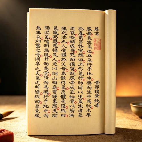 手抄古版宣纸复刻高清线装字帖