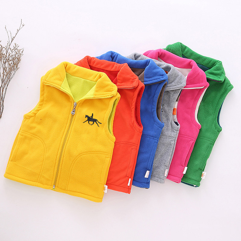 童装批发厂家直销地摊货源2019秋冬季新款中大童双层加厚拉链马甲在类目 童装/婴儿装/亲子装, 马甲中 - 来自Buy2taobao.com提供专业的淘宝代购服务