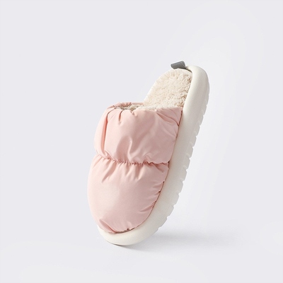 轻便棉拖鞋可拆卸内胆保暖家居毛绒室内女士防滑秋冬冬季情侣防水