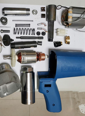 电动铆钉枪配件安字牌PIM-SA3-5拉钉枪头三爪开关定转子套筒碳刷