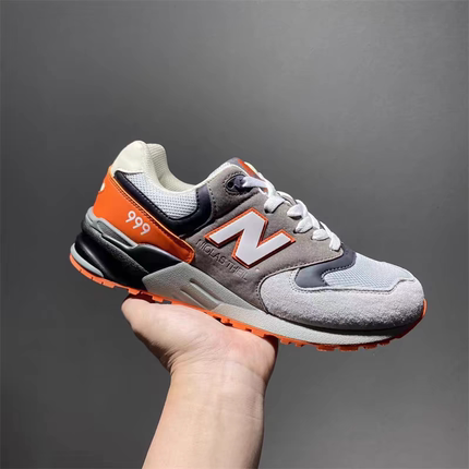 外贸撤柜尾货真皮秋冬运动男鞋撤柜保暖跑步鞋复古NB休闲鞋慢跑鞋