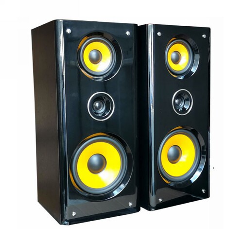 8寸三分频钢琴烤漆Hifi音箱