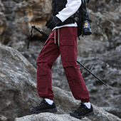 休闲伞兵裤 复古工装 女收脚口宽 男美式 NASA官方联名山系户外冲锋裤