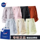 NASA官方联名688夏季 直销宽松休闲抽绳五分男女户外舒适百搭 新款