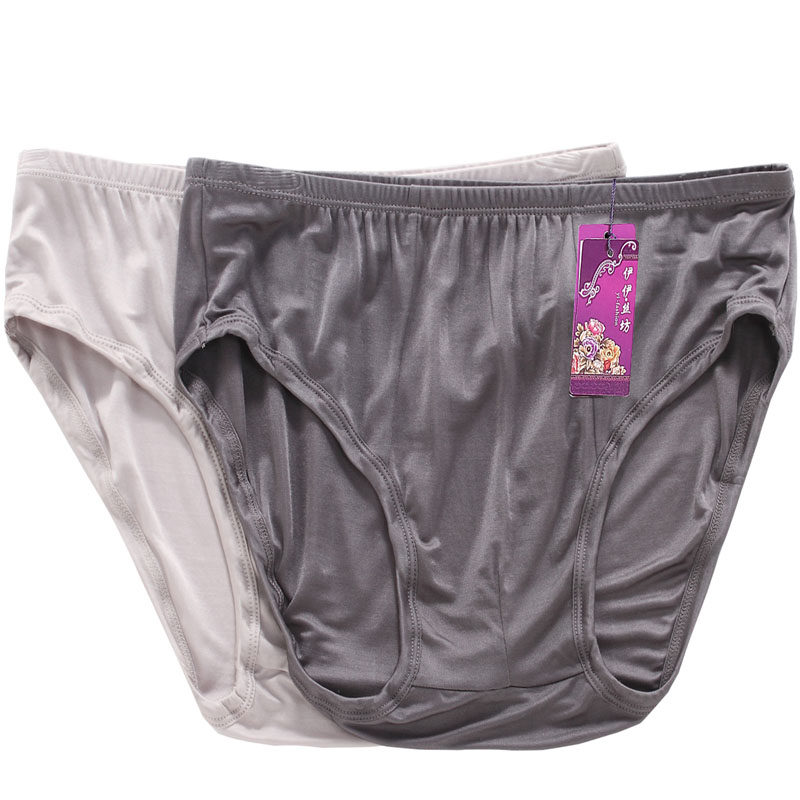 伊伊丝坊真丝夏季男士内裤三角裤100%桑蚕丝透气