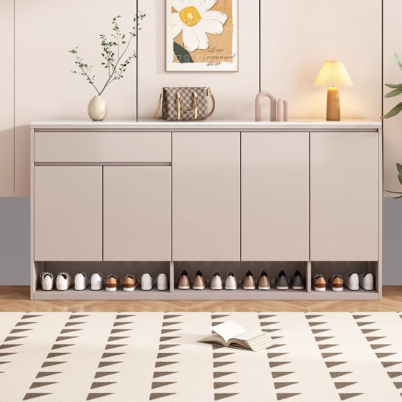 鞋柜收纳柜一体靠墙2025新款爆款玄关柜实木岩板入户鞋柜家用门口,住宅家具,鞋柜,淘宝优惠券,粉丝福利购,淘宝优惠卷