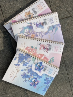 新款线圈侧翻素描本A4