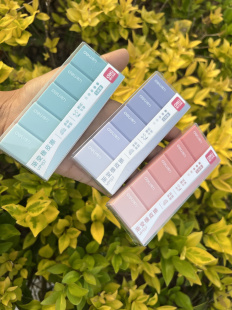 得力暢銷款 漸變色橡皮擦5只
